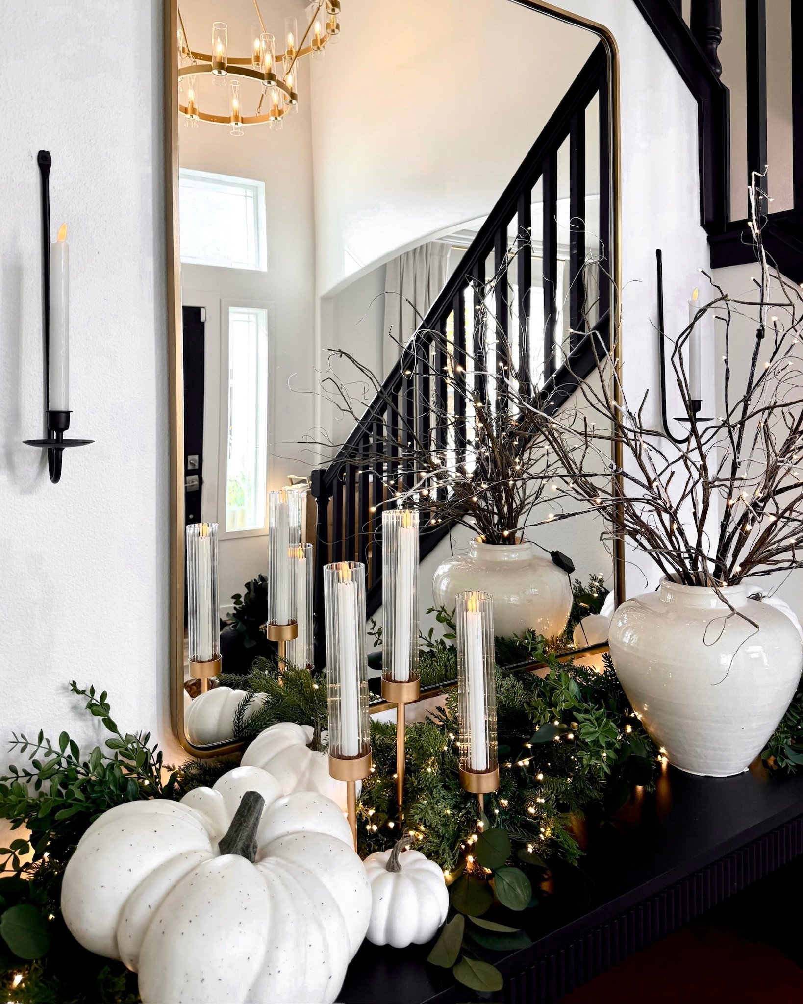 ✨COZY TRANSITION · FALL INTO HOLIDAY✨ Blending pumpkins, evergreens, and twinkle lights, this look captures the perfect moment between fall and the holidays. It’s warm, inviting, and subtly festive — the kind of effortless elegance that makes your home feel cozy yet elevated all season long.

#Amazon #TheHillaryStyle #FallDecor #HolidayHomeDecor #SeasonalTransition #CozyHomeVibes #NeutralHolidayStyle #DesignerInspired #ModernOrganicDecor #HomeAesthetic #WarmAndInviting #AffordableLuxury #InteriorInspo #TimelessDesign #ElevatedSeasonalStyle 

 #LTKSeasonal #LTKOver40 #LTKHome