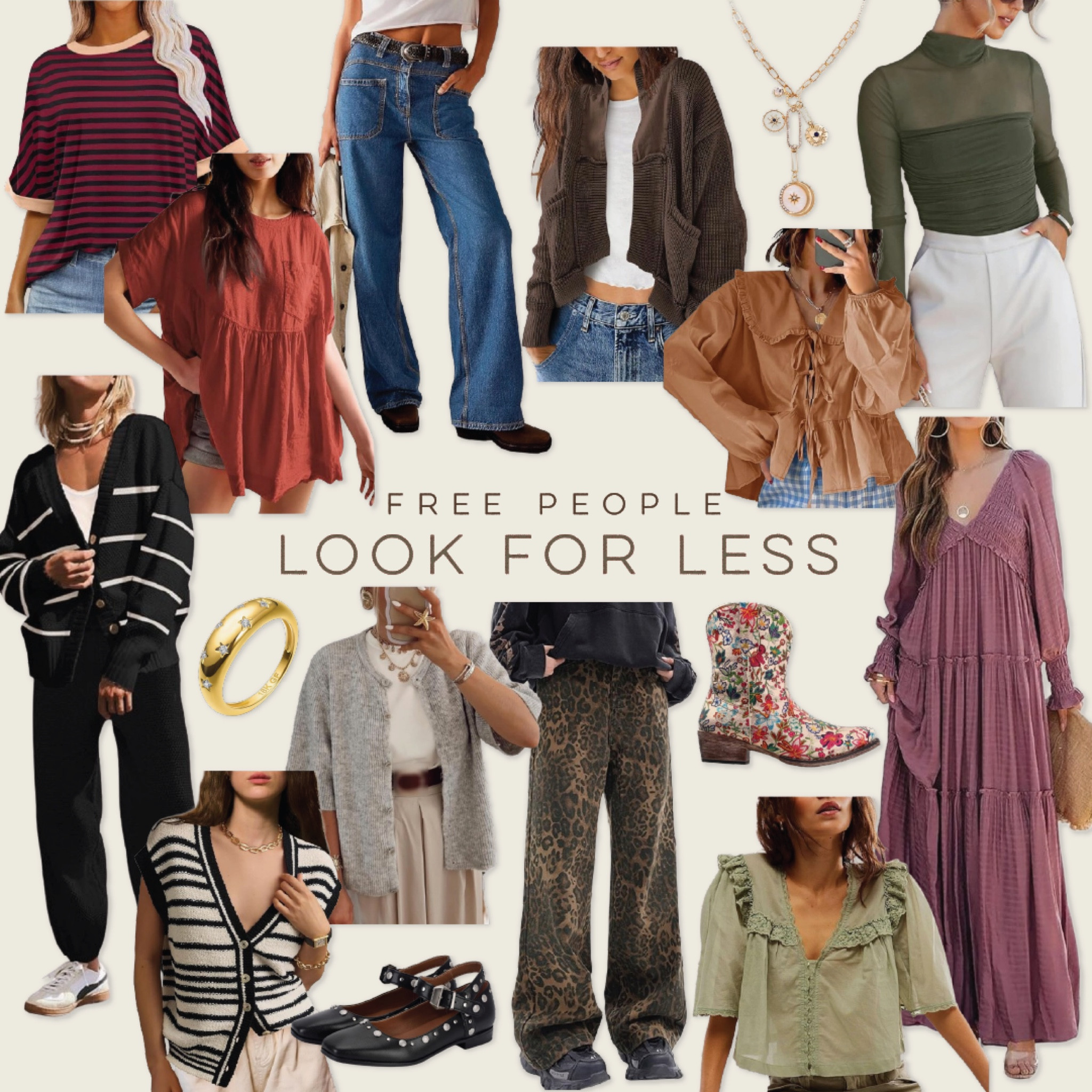 Your style, but smarter! Free-spirit Cozy up in these Free People-inspired styles that give you high-end vibes at low prices.

#BohoChic #BudgetFriendlyFashion #FreePeopleInspired

#LTKStyleTip #LTKFindsUnder100