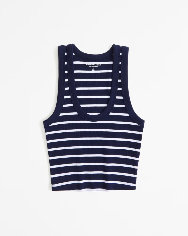 Women's Essential Scoopneck Tank | Women's New Arrivals | Abercrombie.com | Abercrombie & Fitch (US)