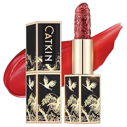 CATKIN Rouge Matte Lipstick, Waterproof Long Lasting Satin Moisturizing Smooth Soft 0.13 Ounce-Ch... | Amazon (US)