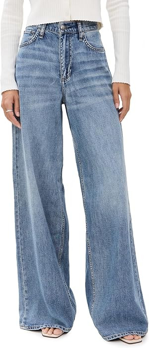 rag & bone Women's Featherweight Sofie High Rise Wide Jeans | Amazon (US)