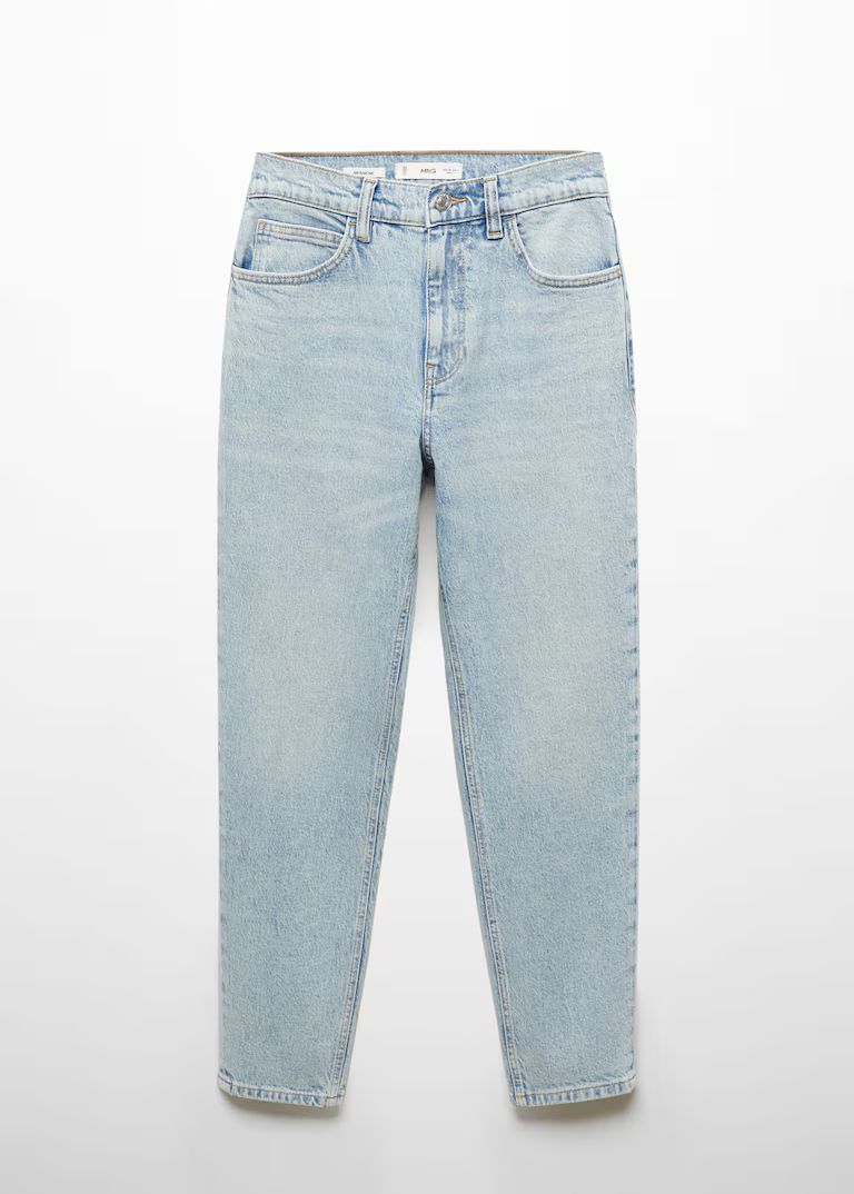 Mom comfort high-rise jeans | MANGO (UK)