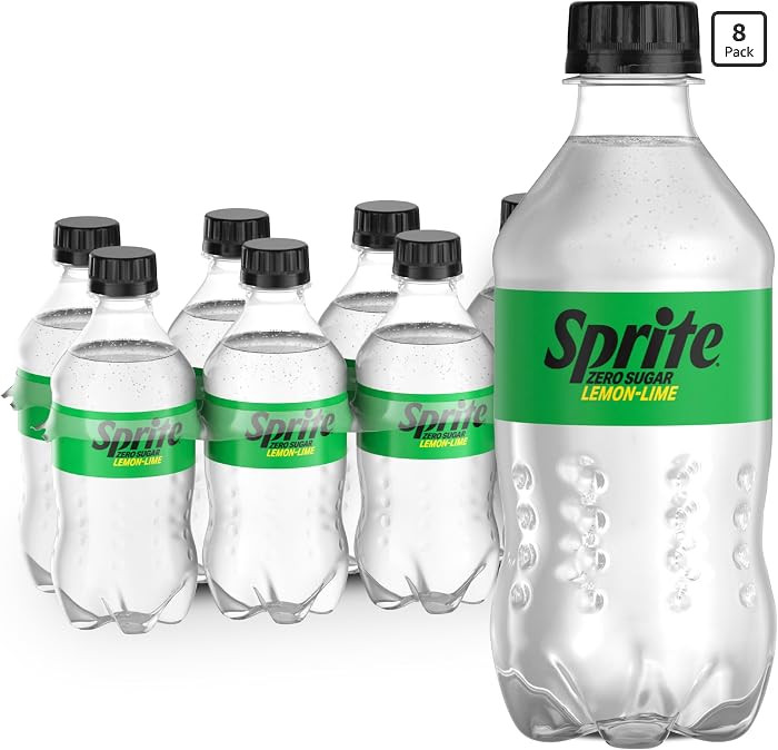Sprite Zero Sugar Lemon Lime Diet Soda Pop Soft Drinks, 12 fl oz, 8 Pack | Amazon (US)