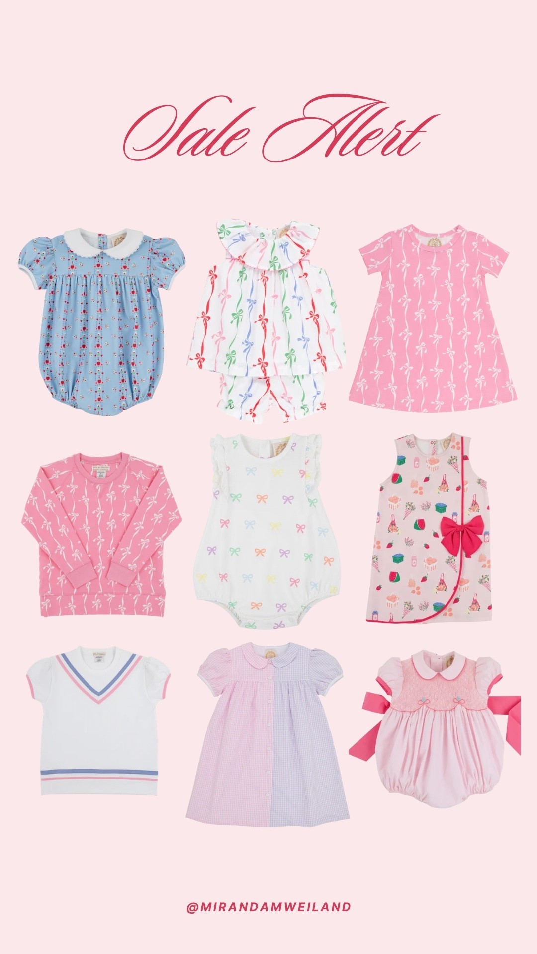 🎀 LABOR DAY SALE 🎀

Beaufort Bonnet Company is an EXTRA 50% OFF for their Labor Day sale!! 🇺🇸💕 Such a good time to stock up on those classic, preppy baby & toddler pieces for fall! 🍂🎀

Perfect for everyday wear, special occasions, or checking a few gifts off your list! 🛍️✨

#BeaufortBonnetCompany #LaborDaySale #LaborDayDeals #BabyGirlClothes #BabyGirlOutfits #PreppyBaby #PreppyGirl #FallBabyOutfits #ToddlerGirlStyle #BabyGiftIdeas #LTKKids
