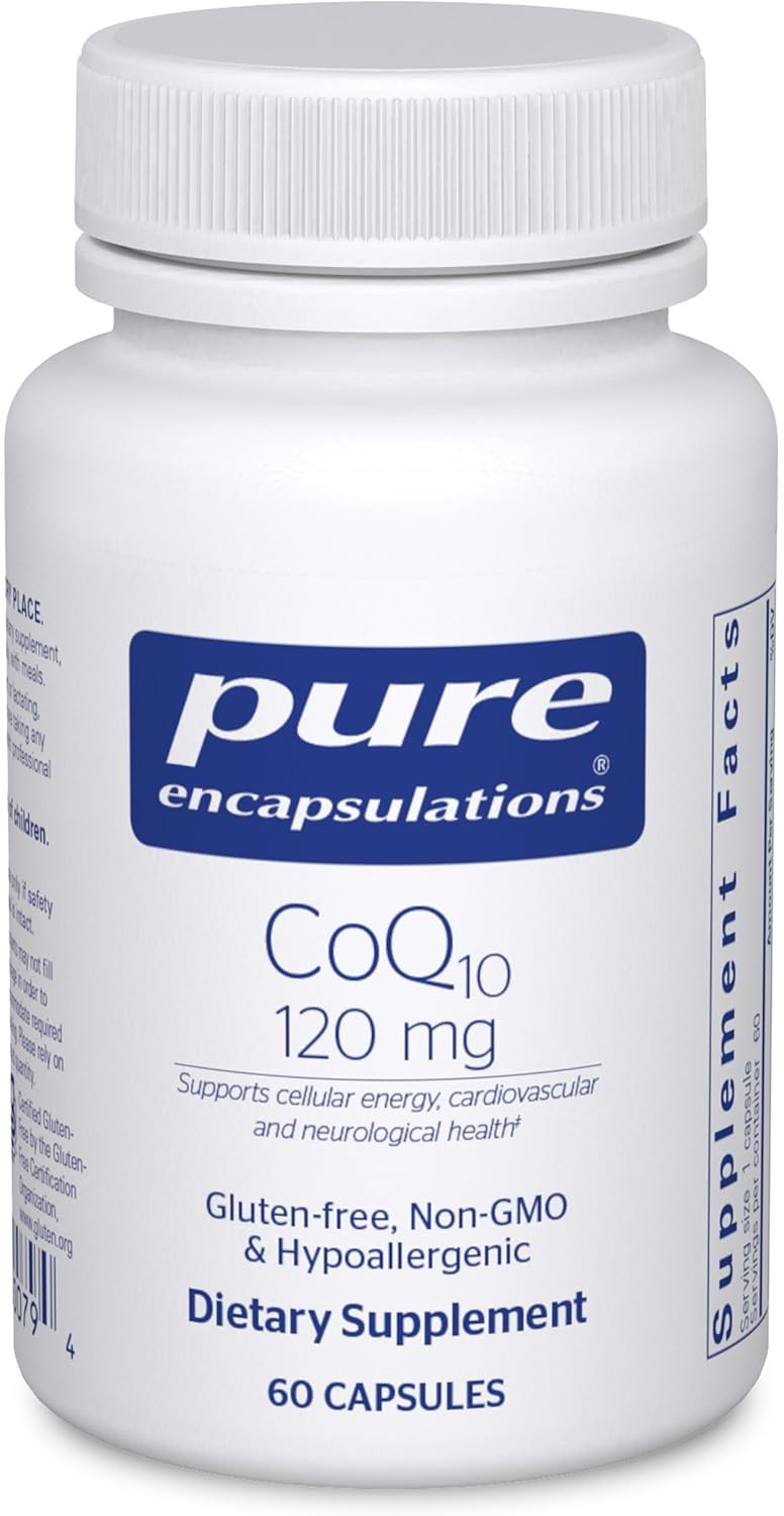 Pure Encapsulations CoQ10 120 mg, 60 Capsules | Amazon (US)