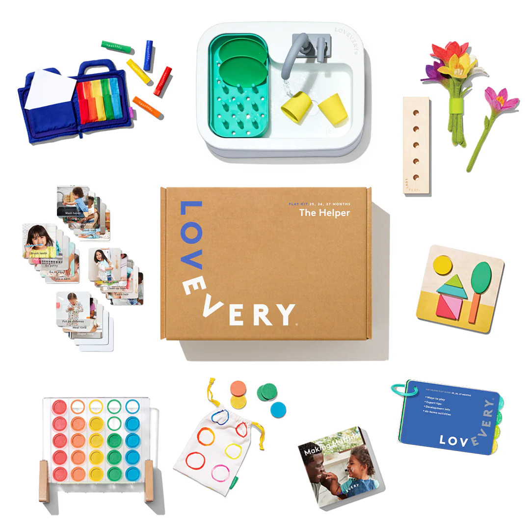 Lovevery Helper Play Kit - Toys For 2 Year Olds (Months 25-27) - Montessori Toy Subscription For 2 Year Olds - The Play Kits By Lovevery | LOVEVERY