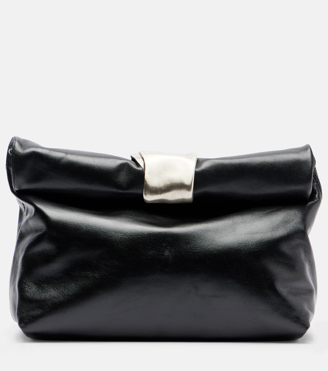 Cuff leather clutch | Mytheresa (UK)