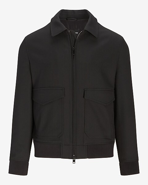 Black Bomber Jacket | Express