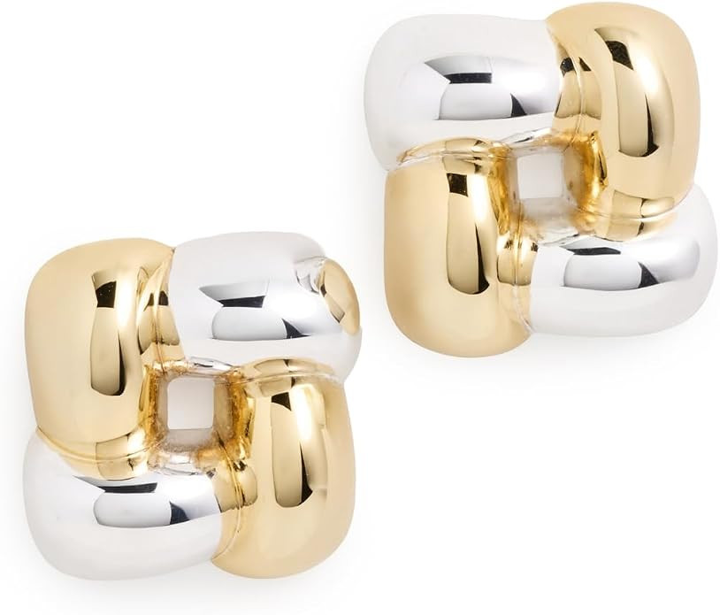 JENNY BIRD Women's Medium Woven Square Earrings | Amazon (US)