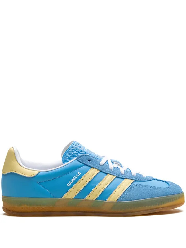 Adidas Gazelle Indoor lace-up Sneakers | Blue | FARFETCH CA | Farfetch Global