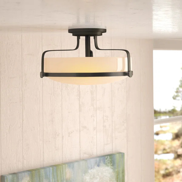 Rosanna 3 - Light 18" Simple Bowl Semi Flush Mount | Wayfair North America