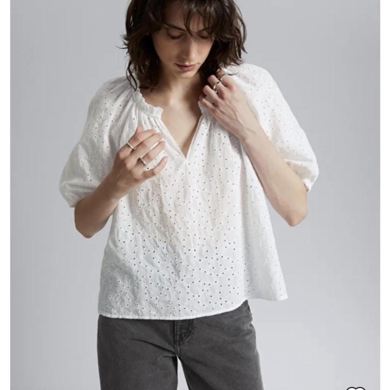 & Other Stories Women's Blouse - White - 0 | Depop US