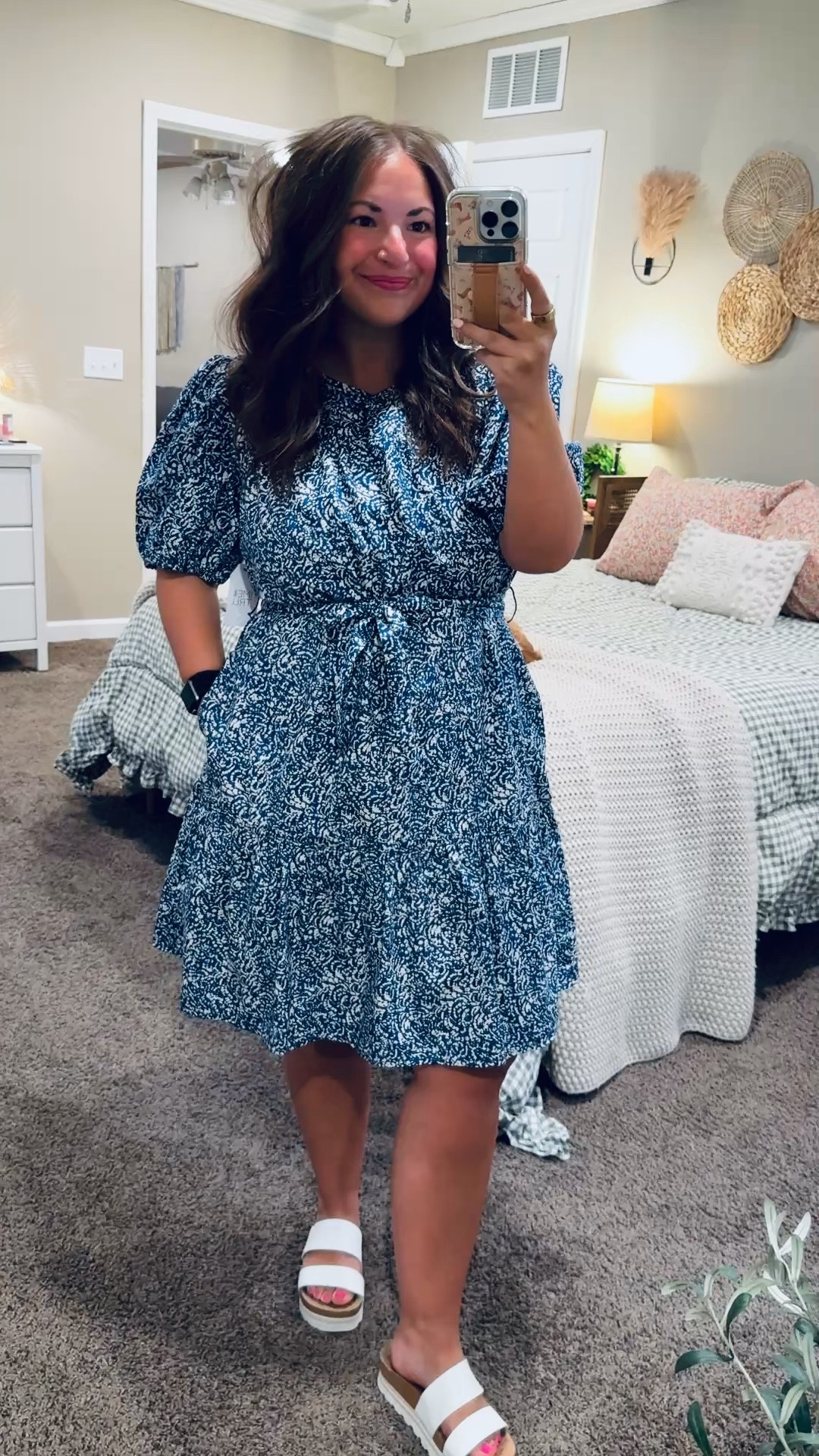 Affordable + adorable 💕 This Walmart spring dress is giving effortless, everyday cute without breaking the bank!

sandals: fit true to size // wearing a 5
dress: fits true to size // wearing a large 

 #LTKootd #LTKMidsize #LTKWorkwear