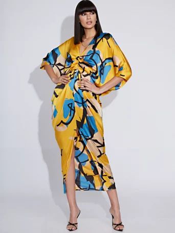Draped Maxi Dress - Gabrielle Union Collection | New York & Company