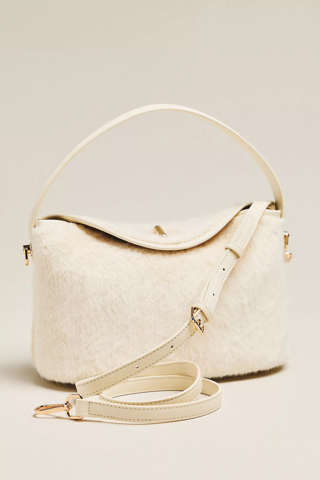Melie Bianco Lana Fur Shoulder Bag | Anthropologie (US)