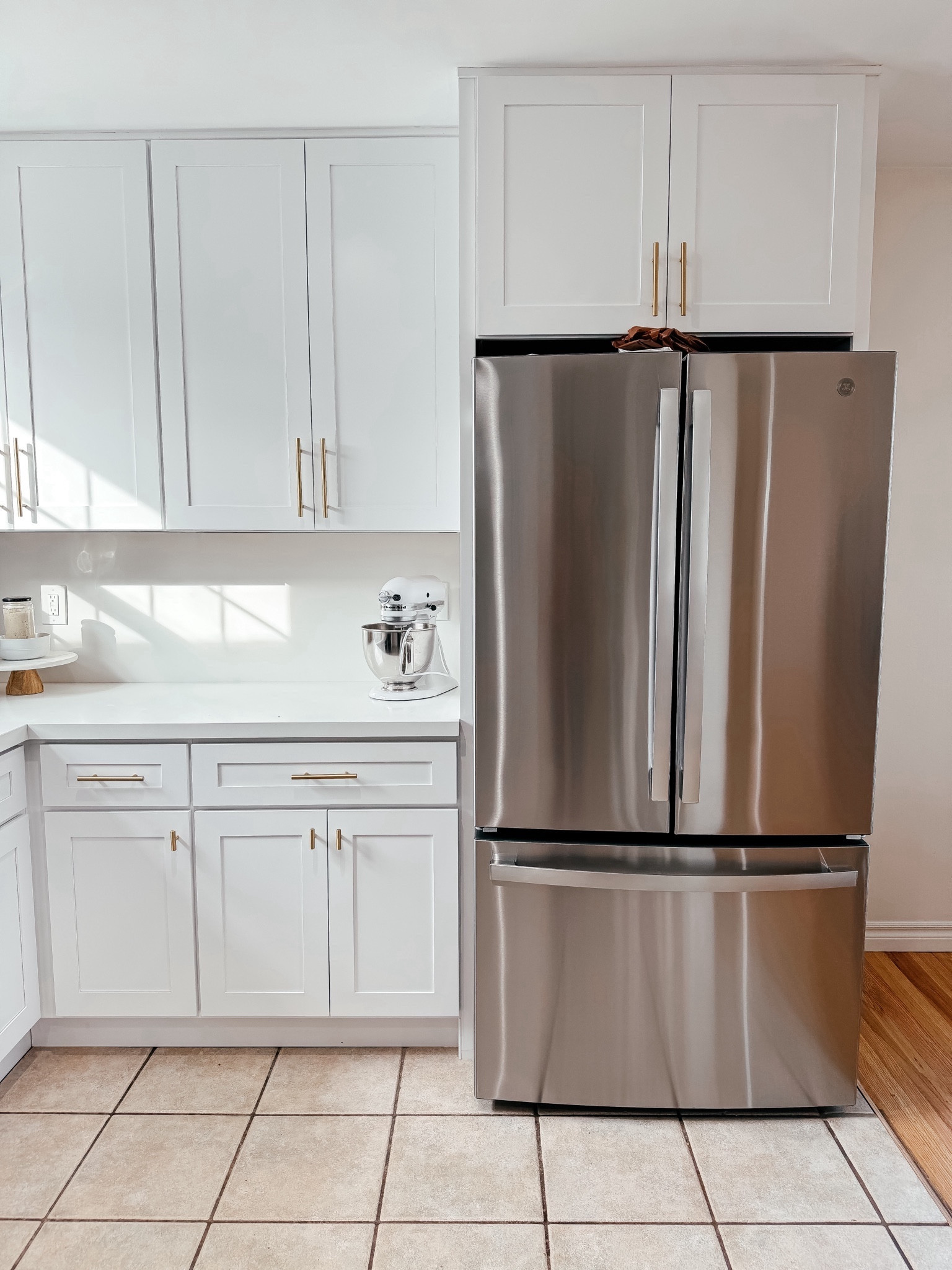 Our Kitchen Remodel • kitchen design, kitchen decor, white countertops, refrigerator. 

#LTKhome