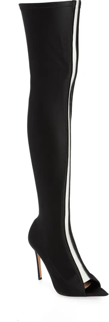 Gianvito Rossi Transparent Stripe Knee High Boot (Women) | Nordstromrack | Nordstrom Rack