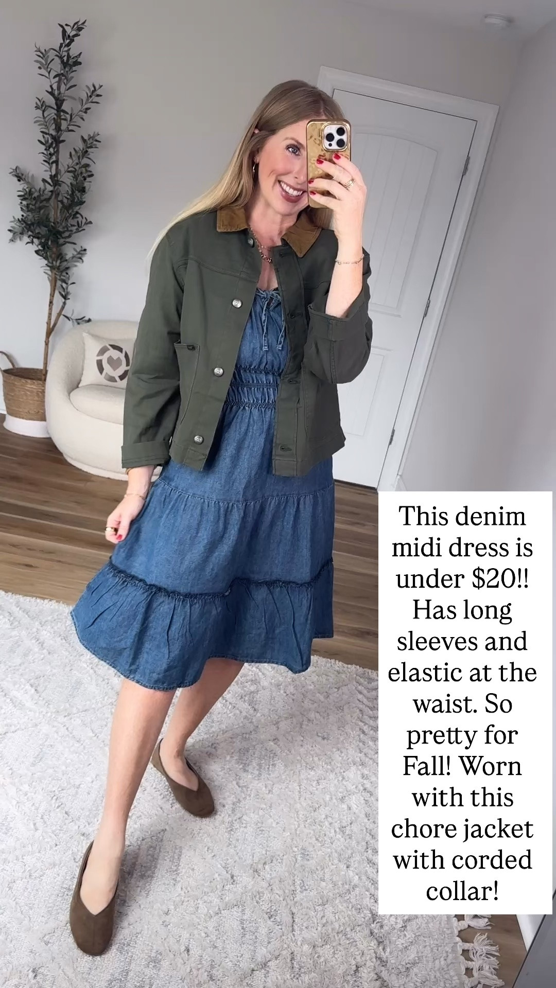 Walmart style, Walmart try on, Walmart fashion, denim dress

#LTKootd