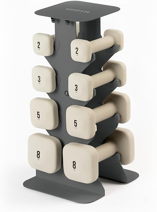 WeGym SafeGrip Square Dumbbells with Anti-Slip Handles, Safe Weight Lifting Equipment for Home Gy... | Amazon (US)