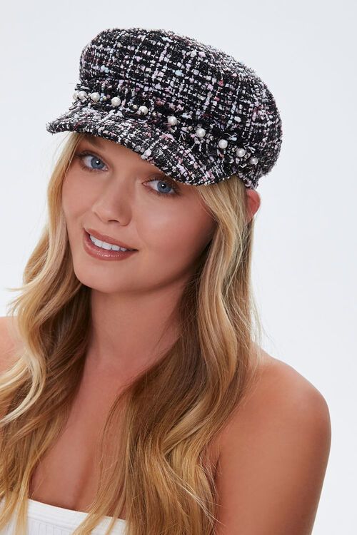 Tweed Faux Pearl Cabbie Hat | Forever 21 | Forever 21 (US)