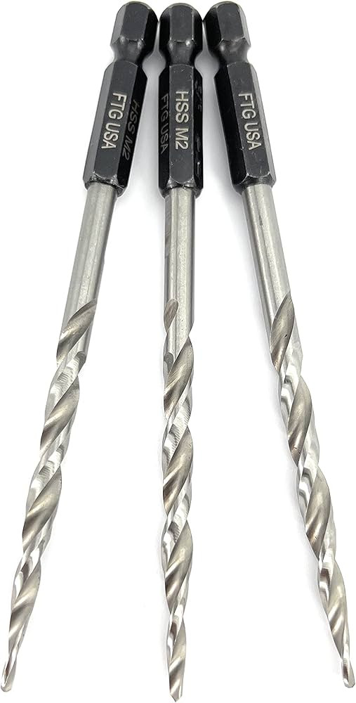 Replacement Tapered Countersink Drill Bit Set 3 Piece Same Size (#10) 3/16" Countersink Bit Repla... | Amazon (US)