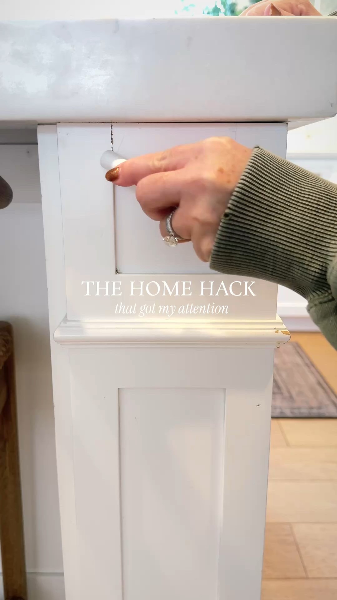 This home hack caught my attention! It’s a quick solution to covering those chips, cracks, & dents on your molding, cabinets, furniture, and more. 🤍 

#LTKmomlife #LTKSaleAlert #LTKHome
