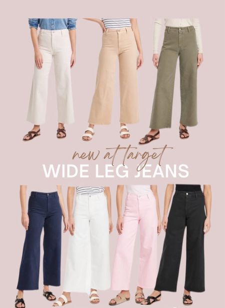 New at Target wide leg jeans 

#LTKMidsize #LTKSaleAlert #LTKFindsUnder50
