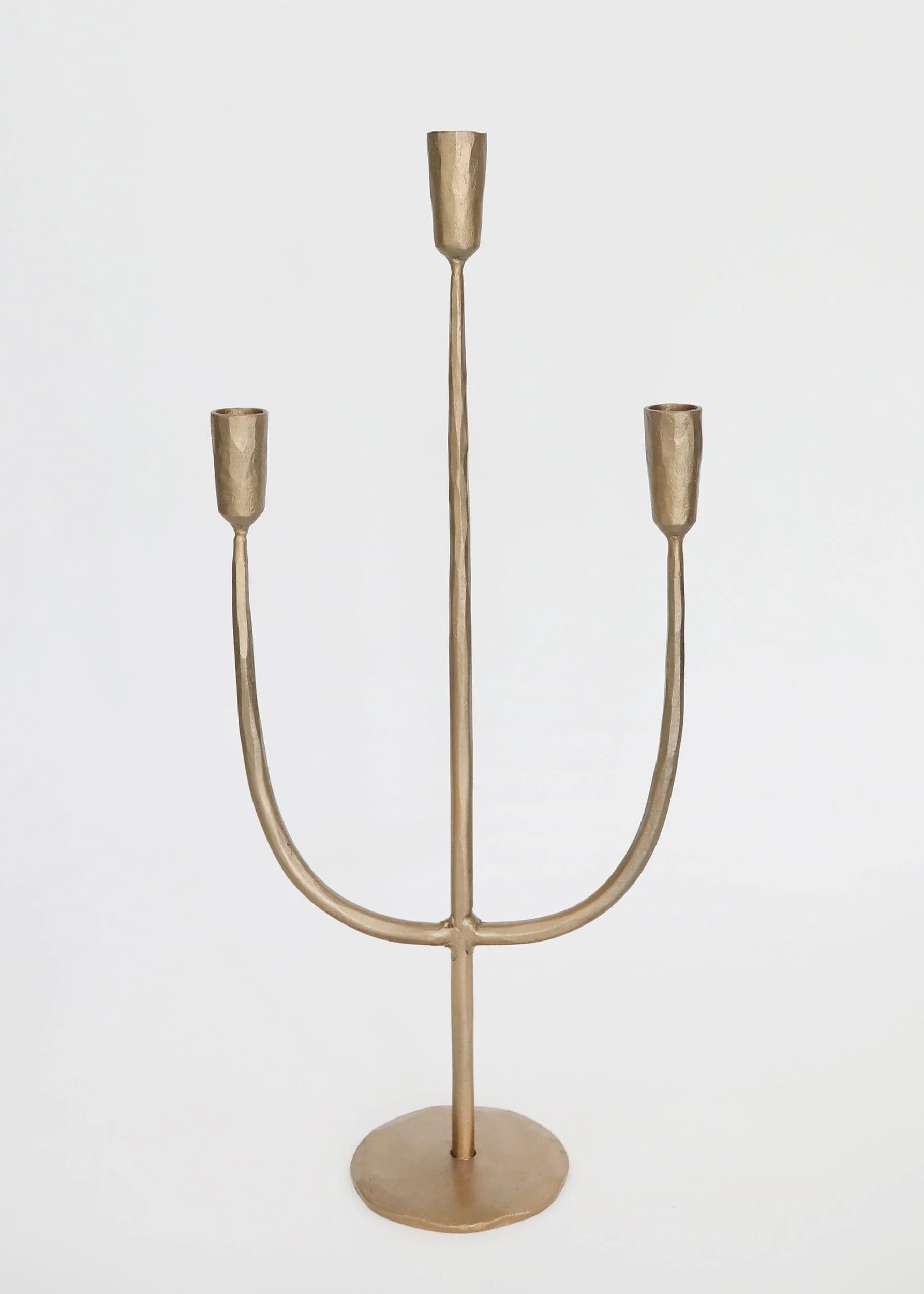 Antique Gold Metal Candelabra | Taper Candle Holders at Afloral.com | Afloral
