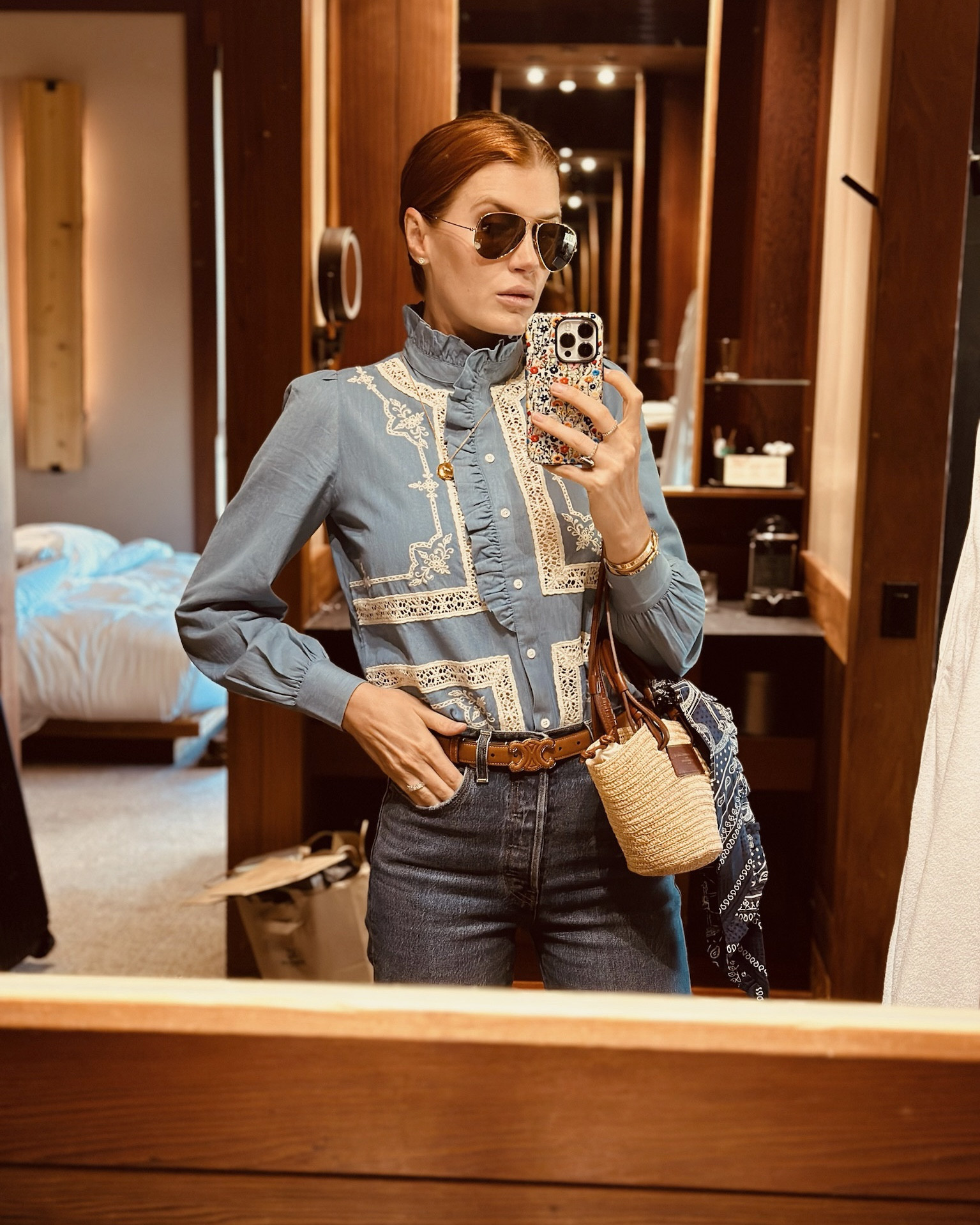 Living in Sezane lately. You’ve seen me in this top before, but it’s too good not to wear on repeat. It’s such an affordable piece given how much detail it has - the lace, the ruffle trim, the puff sleeve!!

#LTKStyleTip #LTKOver40 #LTKTravel