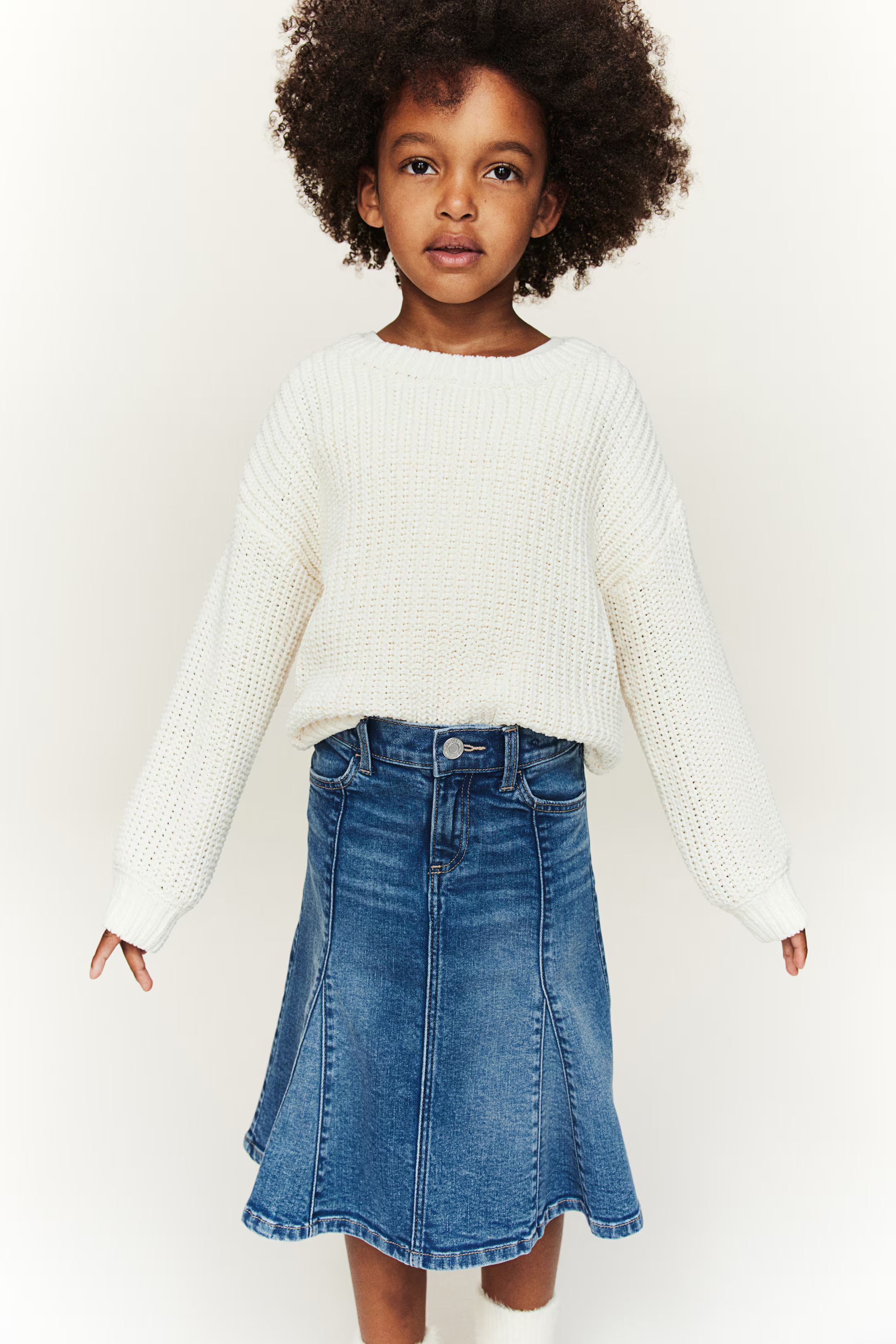 Flared Denim Skirt | H&M (US + CA)