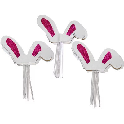 Wilton 24ct Bunny Ear Glitter Picks | Target