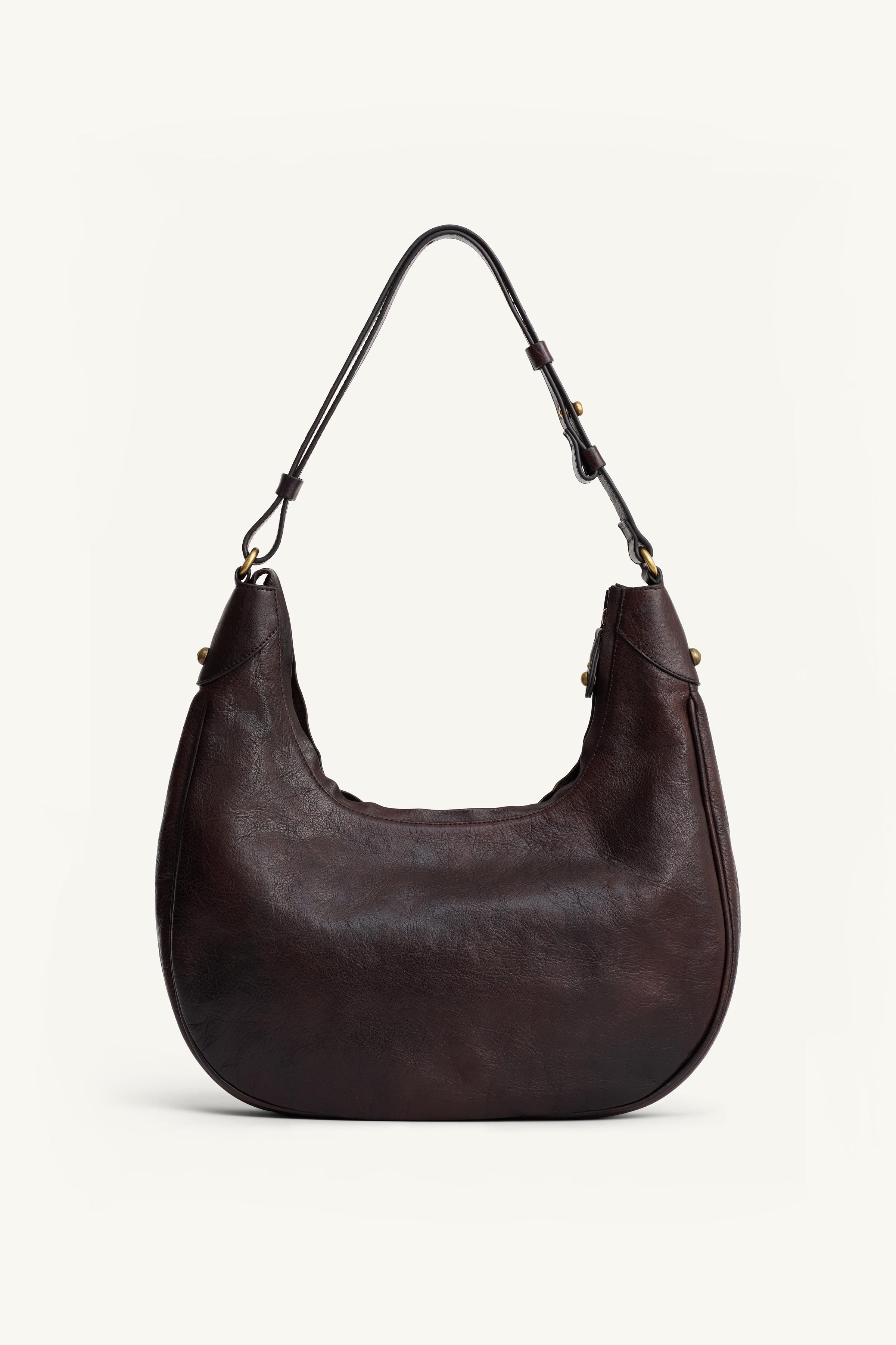 LEATHER SHOULDER BAG LIMITED EDITION | Zara US