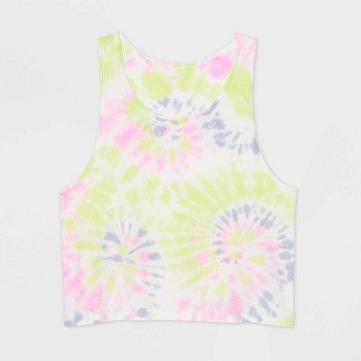 Women's Tie-Dye Lounge Tank Top - Colsie™ Color May Vary | Target