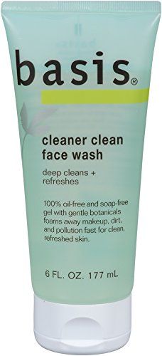Basis Cleaner Clean Face Wash, 6 Ounce Tube (Pack of 4) | Amazon (US)