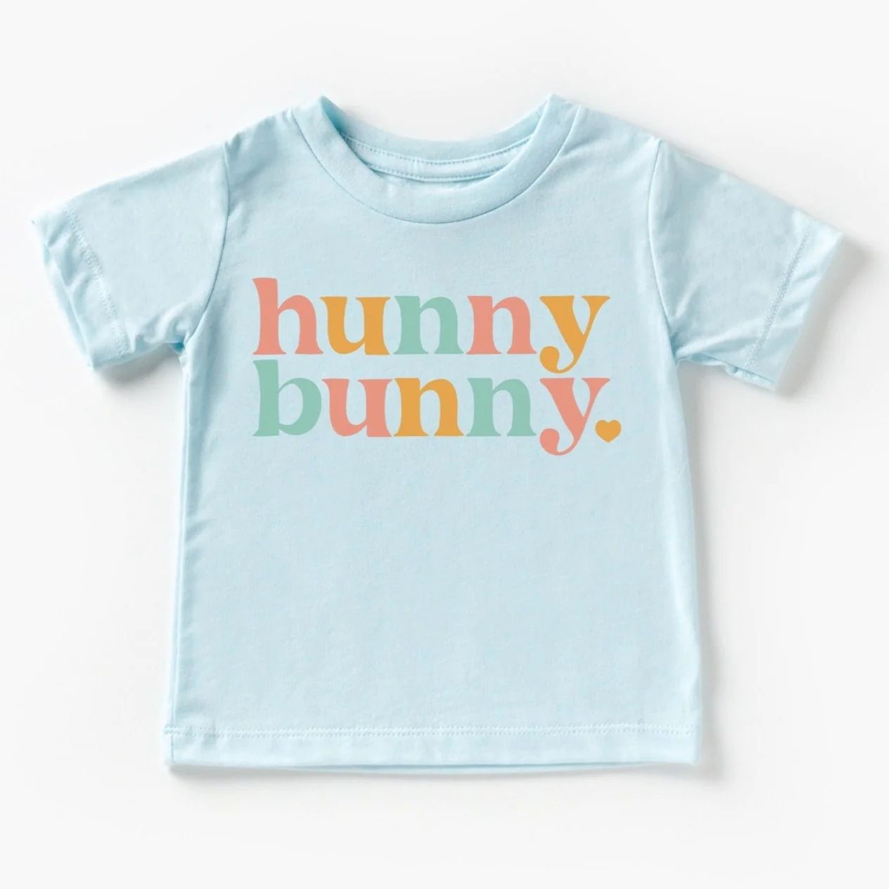 Kids Easter Graphic Tee, Hunny Bunny Ice Blue | SpearmintLOVE