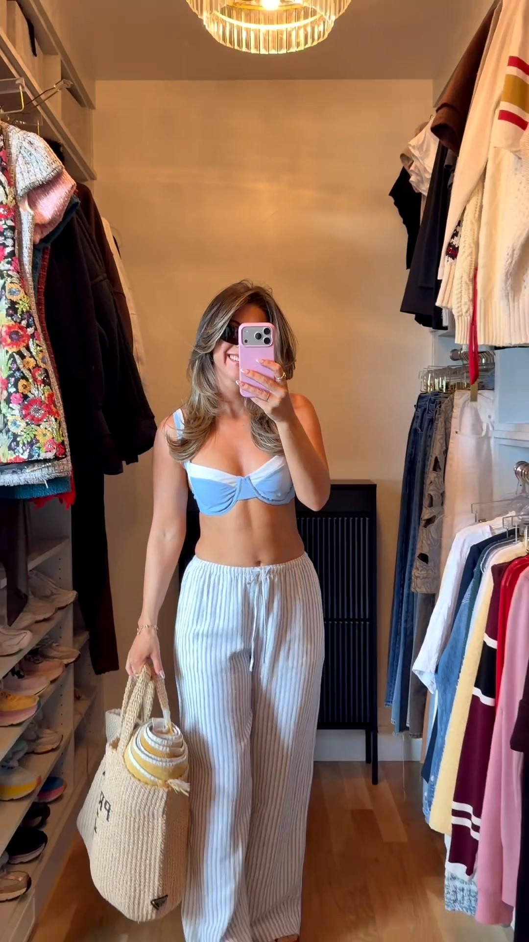 Abercrombie blue and white stripe linen pants styled multiple ways for everyday wear! 

Vici code: emerson30

Wearing my usual small/2 in all. 

Casual
Everyday
Resortwear
Shopping
Errands
Pool day 
Travel look
Resortwear 

#LTKgrwm #LTKSeasonal #LTKTravel
