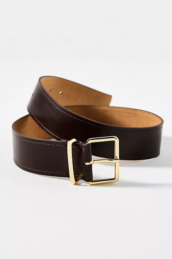 Square-Buckle Suede Belt | Anthropologie (US)