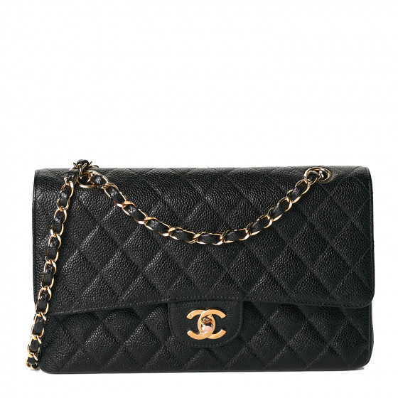 CHANEL

Caviar Quilted Medium Double Flap Black | Fashionphile