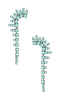 Elizabeth Cole Mae Earrings in Turquoise from Revolve.com | Revolve Clothing (Global)