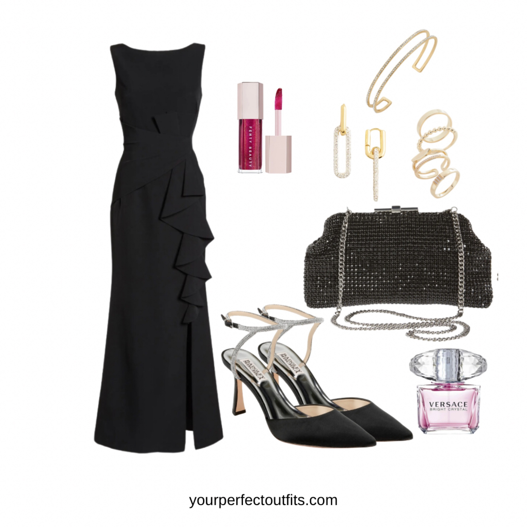 Wedding guest black dress for spring 
Elegant and chic outfit 

#LTKsalealert #LTKSeasonal #LTKfindsunder100