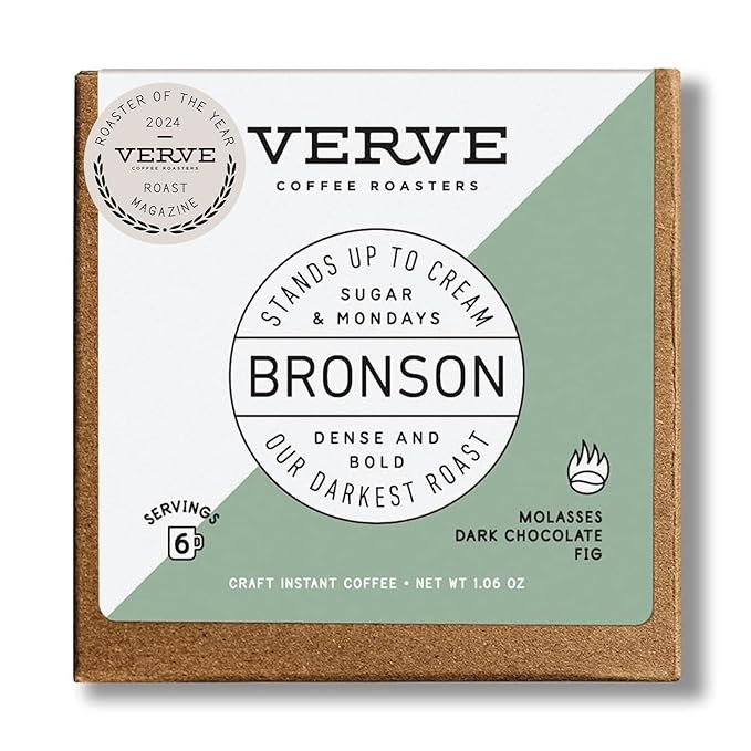 Verve Coffee Roasters Craft Instant Coffee Bronson Blend | French Dark Roast, Ground, Hand-Roaste... | Amazon (US)