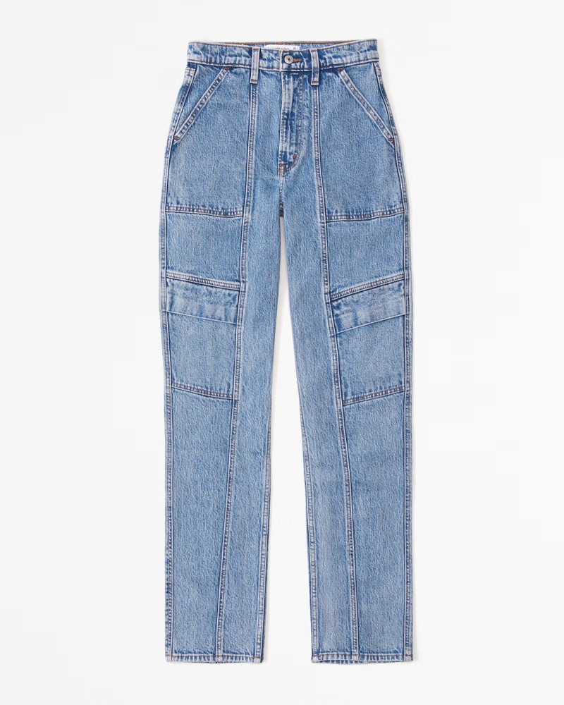 Ultra High Rise 90s Straight Jean | Abercrombie & Fitch (US)