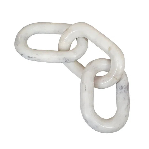 Avalea Marble Chain Sculpture | Wayfair North America