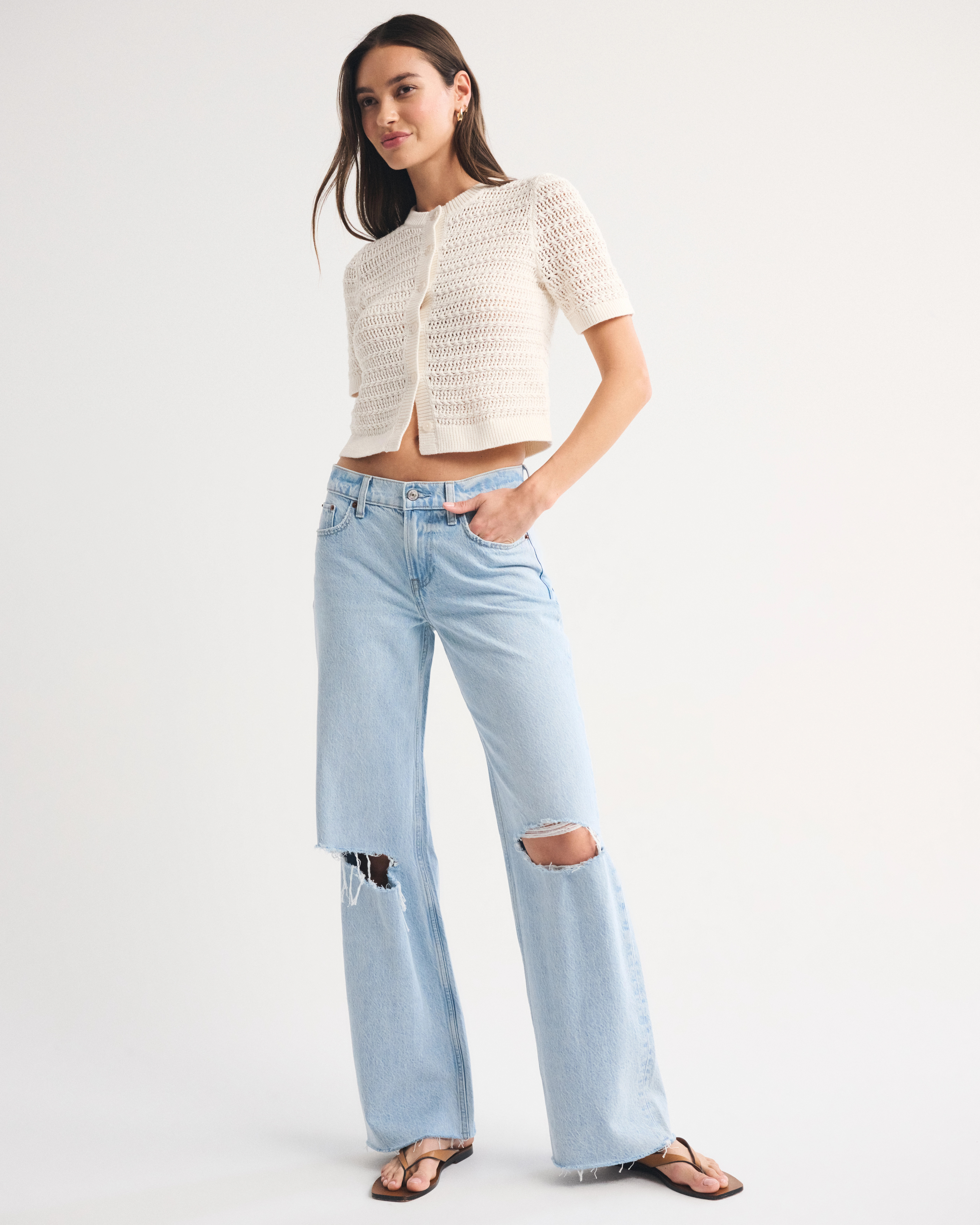 Low Rise Ultra Loose Jean | Abercrombie & Fitch (US)