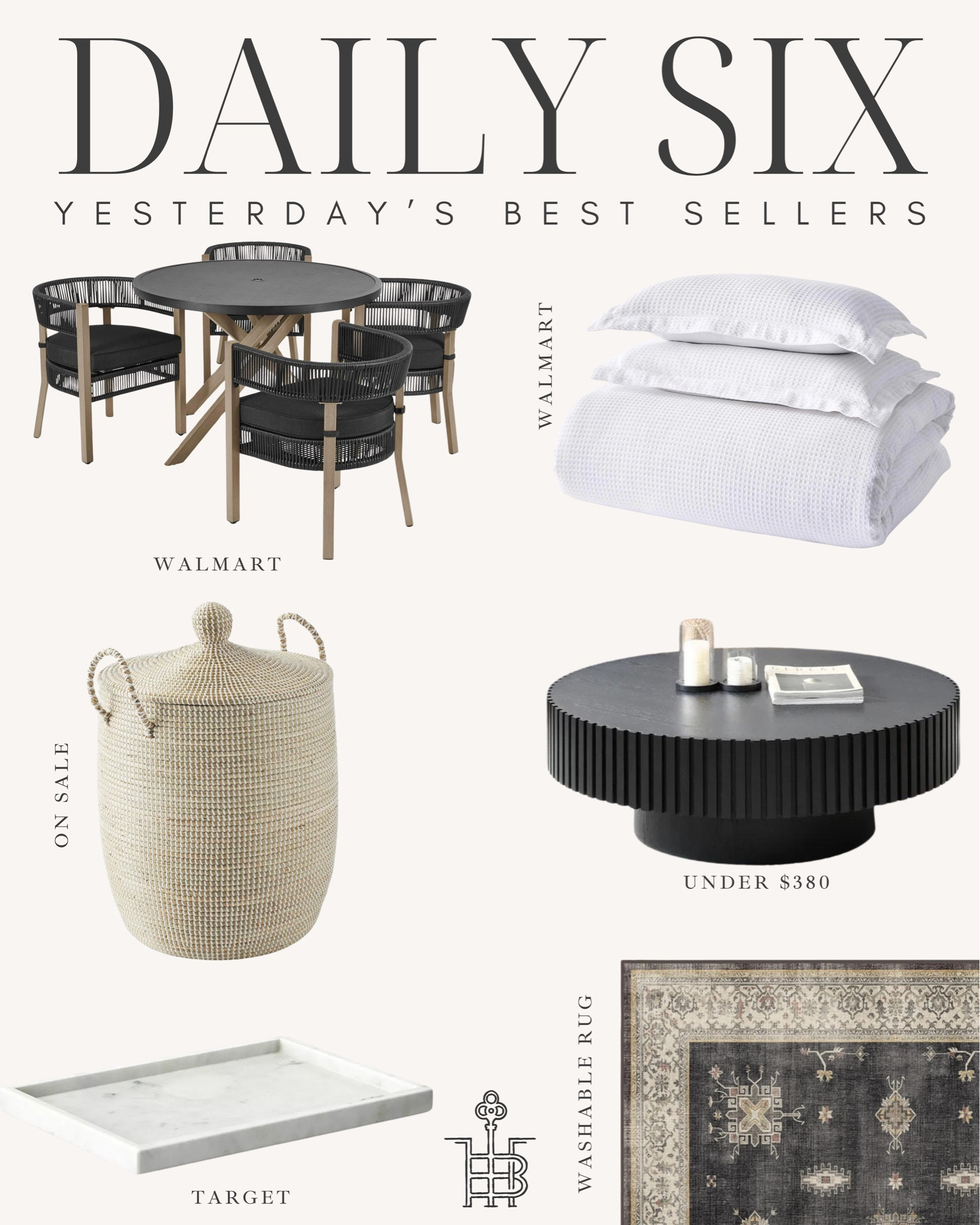 Walmart, Walmart home, Walmart find, patio furniture, outdoor furniture, coffee table, washable rug, bedding, living room, area rug, basket, wicker basket 

#LTKSeasonal #LTKHome #LTKStyleTip