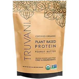 Truvani, Certified Organic, Peanut Butter Protein Powder - 20 Servings - Walmart.com | Walmart (US)