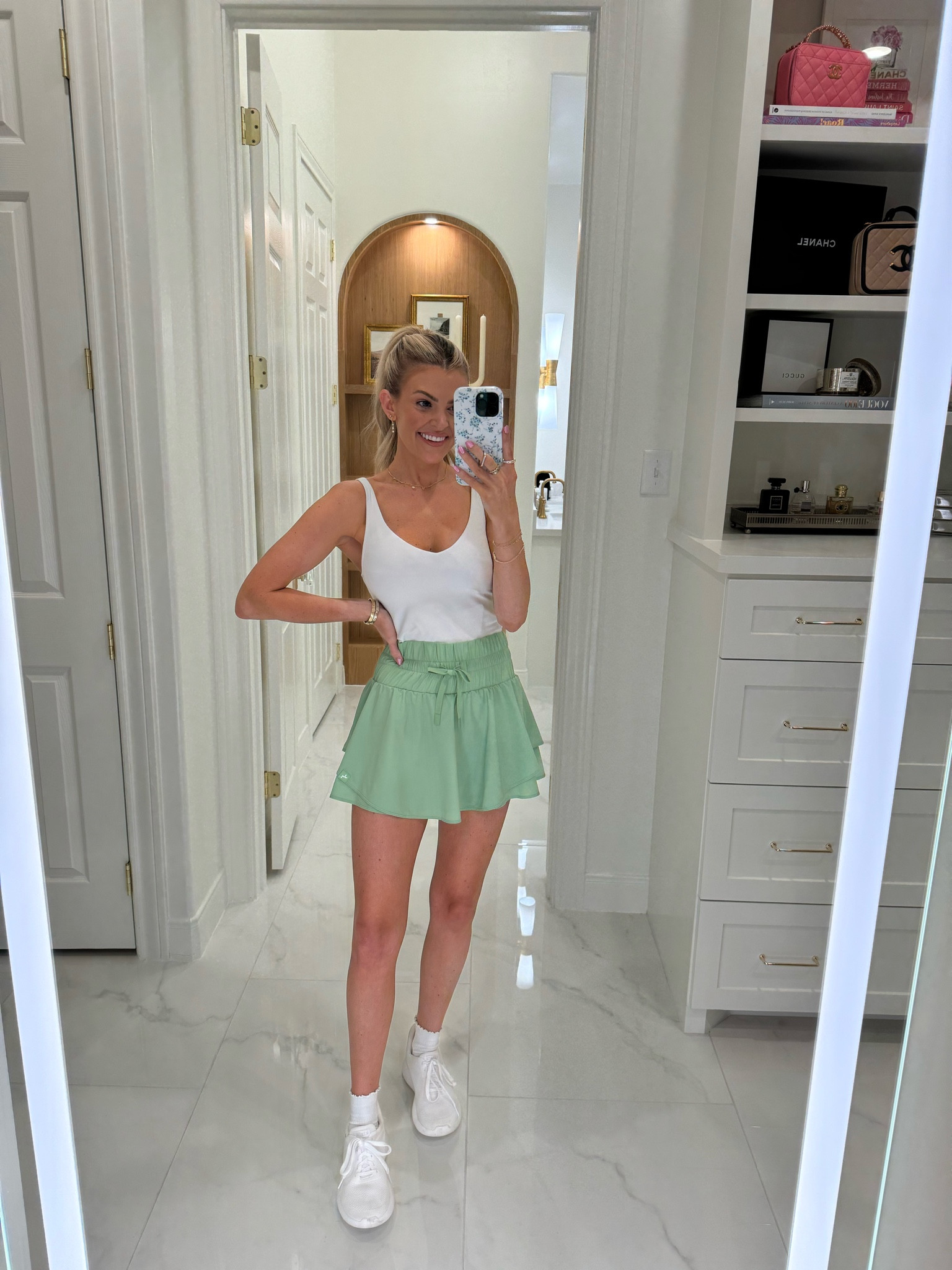 This workout skirt is giving me Free People vibes! Love the fit so much! Wearing XS 

Target fashion, target style, spring outfits, summer outfits, linen shorts, affordable style, workout skirt, tennis skirt 

#LTKActive #LTKStyleTip #LTKFindsUnder50