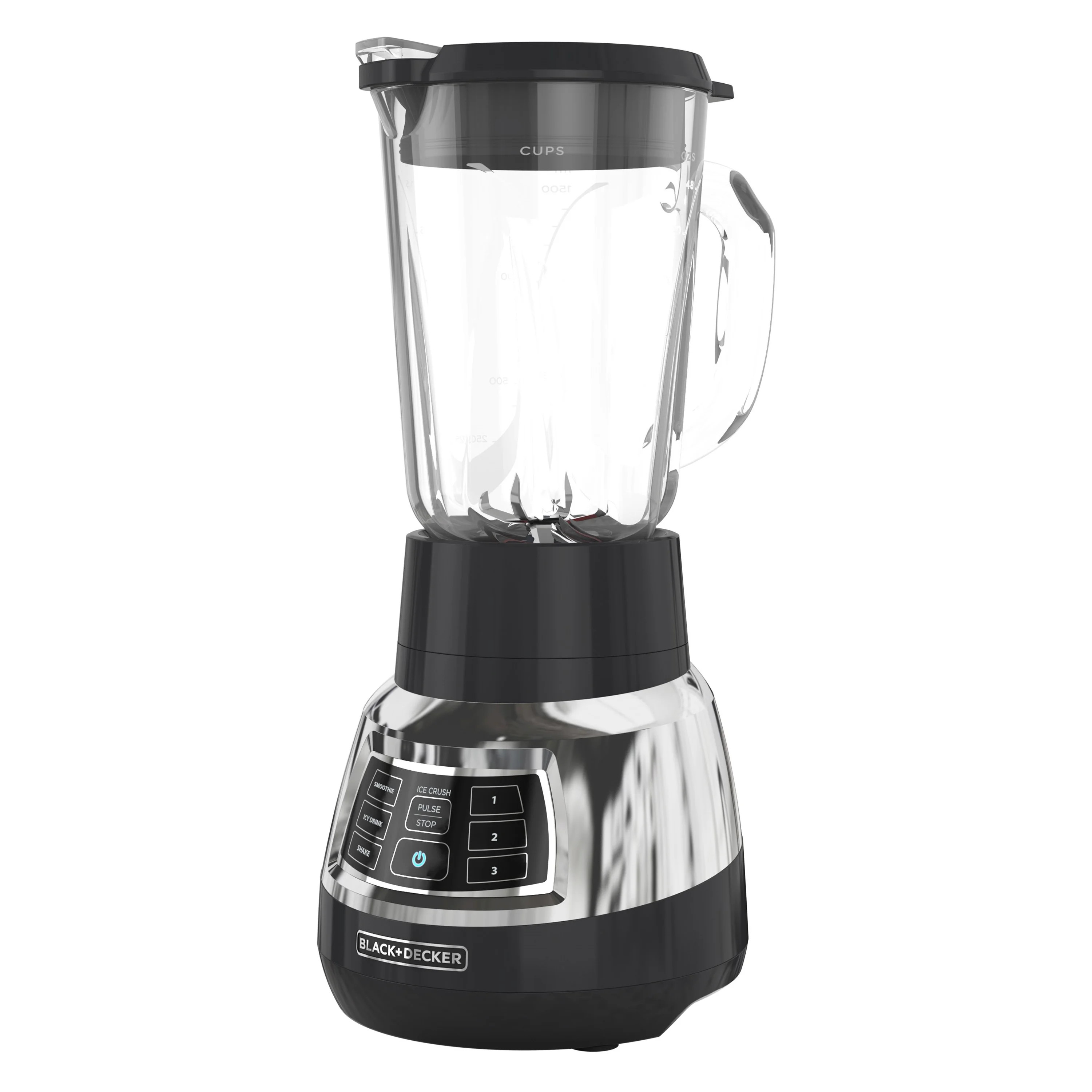 BLACK+DECKER Quiet Blender with Cyclone® Glass JarBL1400DG-P | Walmart (US)