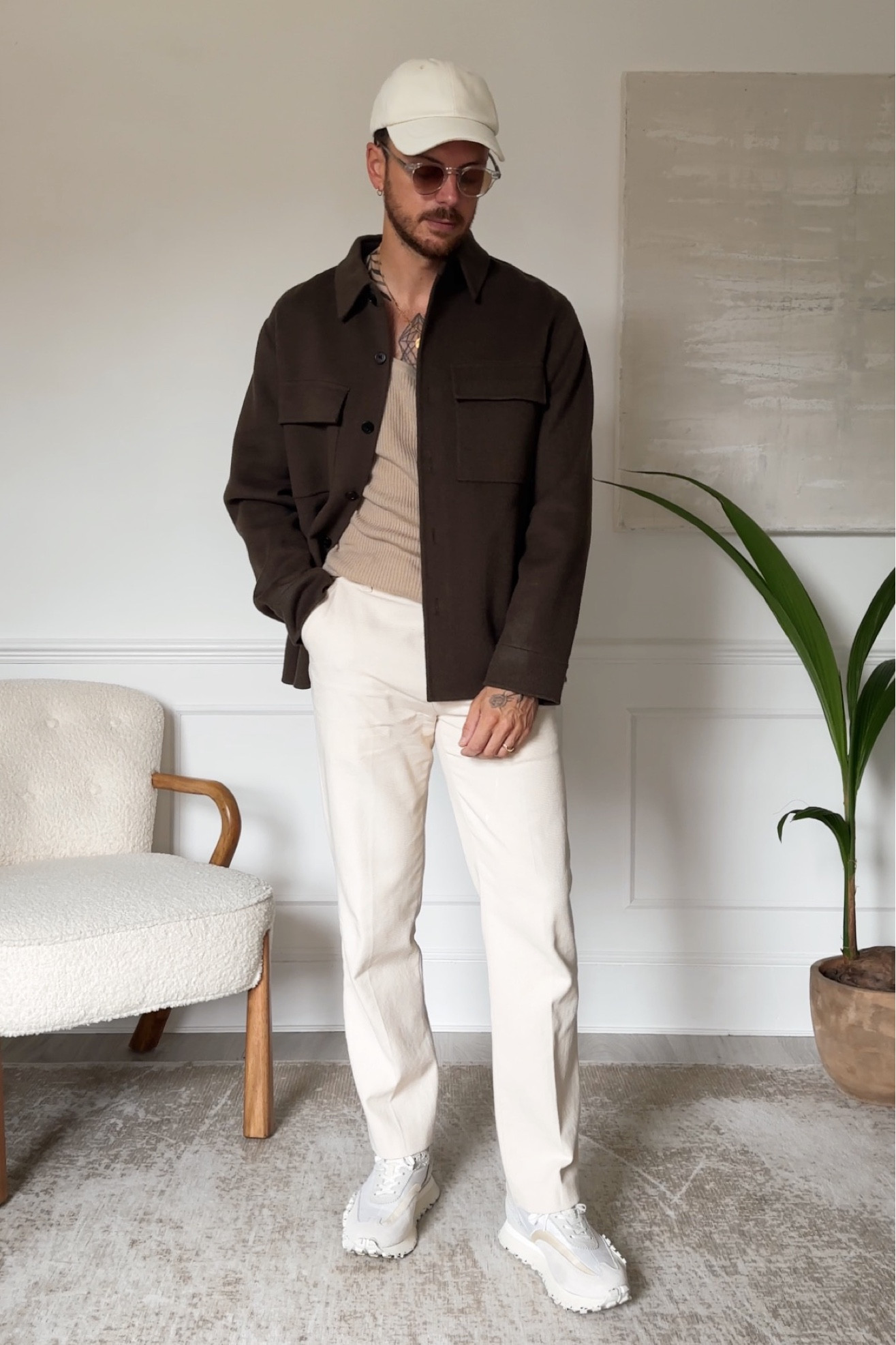 menswear autumnal outfit simple inspo fashion neutral tones casual street style look

#LTKeurope #LTKmens #LTKstyletip