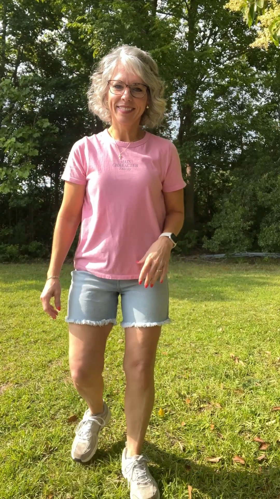 This is what I wore to work Monday and when you are on your feet all day comfort is everything, cutoff denim shorts from TJ Maxx, a cute graphic tee from Old Navy, and Walmart sneakers to keep me going all day long!

#tjmaxxfashion #tjmaxxfinds #tjmaxxstyle #oldnavystyle #oldnavyfashion #oldnavyfinds #walmartfashion #walmartfinds #walmartoutfit #summerstyle #summeroutfit #summerfashion #summerinspo #summervibes #summerlook #summerwear #casualoutfit #casualstyle #casualfashion #casualwear #casualchic #casualootd #weekendoutfit #weekendstyle #comfyoutfit #comfystyle #effortlessstyle #effortlessfashion #ootd #ootdfashion #outfitoftheday #outfitinspo #outfitideas #realoutfitgram #todaysoutfit #getreadywithme #affordablefashion #affordablestyle #budgetfashion #womensfashion #womensstyle #petitestyle #petitefashion #petiteoutfit #petitewomen #petitegirl #petites #momstyle #momfashion #momootd #momlife #teacherstyle #teacherfashion #grandmastyle #grandmafashion #over40style #over40fashion #over40andfabulous #fashionover40 #womenover40 #over50style #over50fashion #fashionover50 #agelessstyle #midlife #midlifestyle #midlifefashion #maturestyle #maturefashion #fashionblogger #fashionista #styleinspo #fashioninspo #instafashion #cuteoutfit #trending #fashion #style #ltkfinds #ltkseasonal #ltkunder50 #ltkpetite #ltkover40 #ltkover50 #ltkfashion #ltkstyle #ltksummer #ltkspring #liketoknowit #shopltk #graphictee #graphicteeoutfit #cutoffjeans #cutoffshorts #denimshorts #sneakeroutfit #workoutfit #casualworkoutfit #onmyfeetallday #summerworkwear #teacheroutfit #teacherstyle #comfywork

#LTKootd #LTKOver40 #LTKPetite